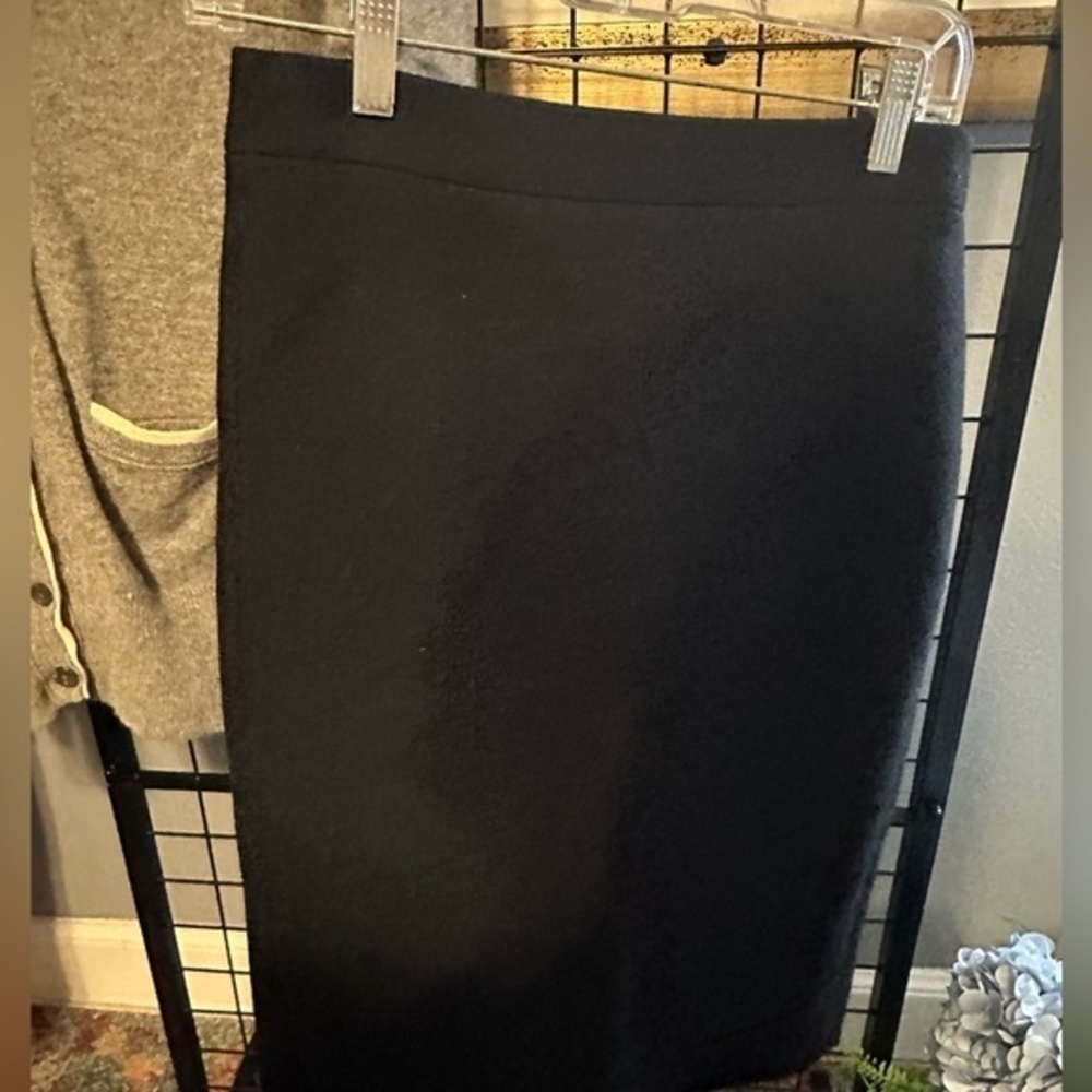 J crew lined wool pencil skirt